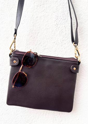 Sally Sling Bag - Dark Brown